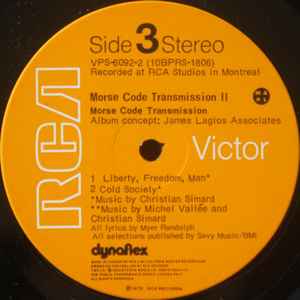 MORSE CODE TRANSMISSION - ll - 2LP GATEFOLD - ORIGINAL 1972 PRESSING - USED VINYL