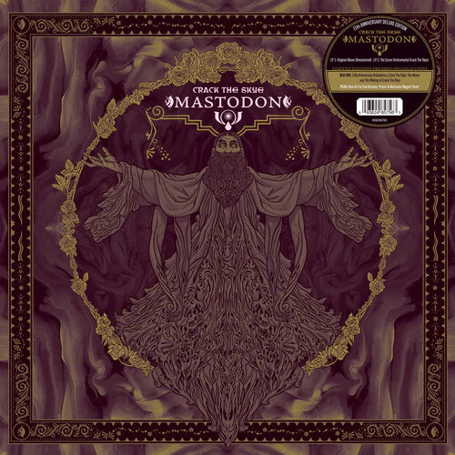 MASTODON - Crack the Skye (15th Anniv. DELUXE LIMITED EDITION GOLD VINYL W/2LP  & Bluray) - NEW VINYL