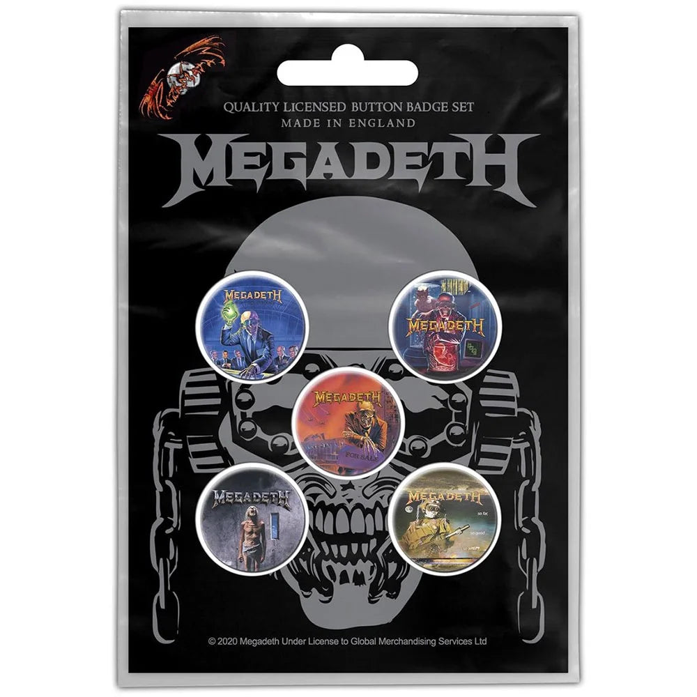 MEGADETH- 5 PIN PACK