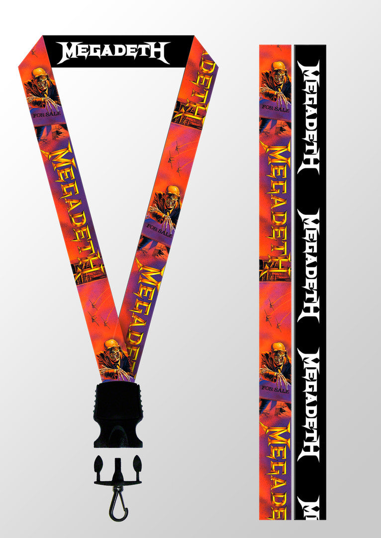 LANYARD, REVERSABLE - MEGADEATH PEACE SELLS - LICENSED MERCHANDISE