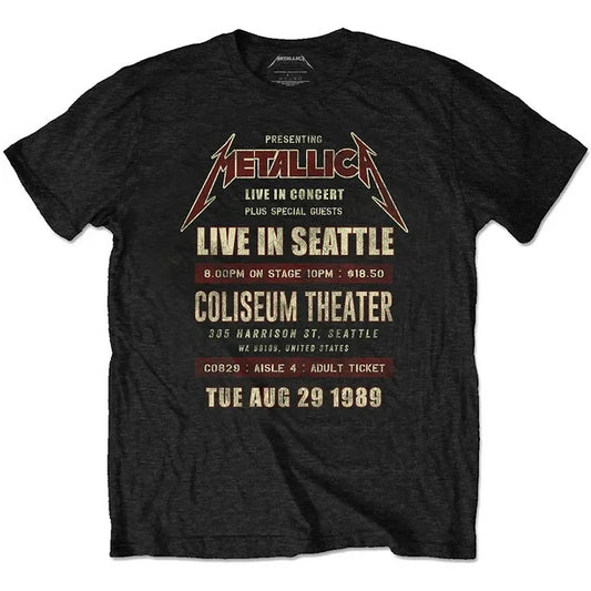 METALLICA - COLLESEUM THEATER 1989 - TSHIRT