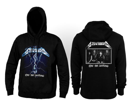 METALLICA- RIDE THE LIGHTNING UNISEX PULLOVER HOODIE