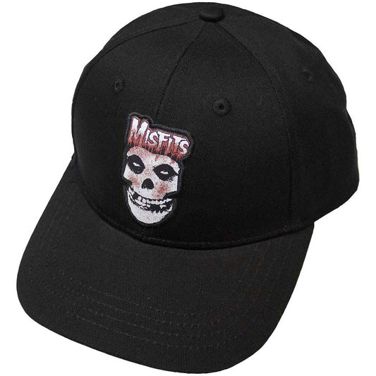 MISFITS-BLOOD DRIP SKULL UNISEX BASEBALL CAP FULLY LICENSED MERCHANDISE