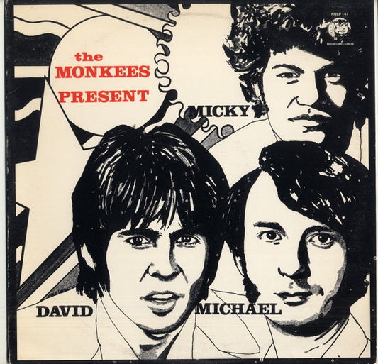 THE MONKEES - THE MONKEES PRESENT - 1985 RE-ISSUE -  USED VINYL