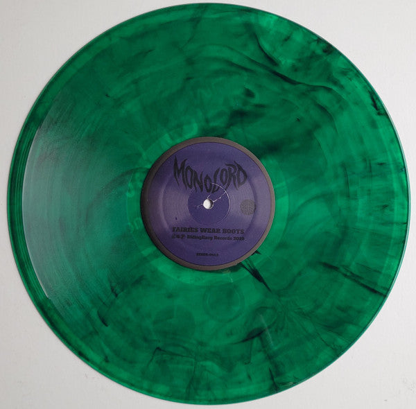 MONOLORD - FAIRIES WEAR BOOT LIITED EDITION TO 1500 COPIES 12" 45RPM - ETCHED GREEN/BLACK MARBLE VINYL - 2018 - *(M) - USED VINYL