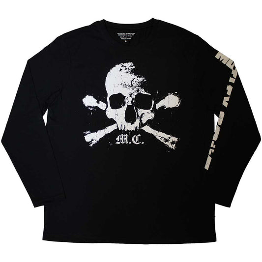 MOTLEY CRUE - ORBIT SKULL - LONG SLEEVE TSHIRT - FULLY LICENSED MERCH