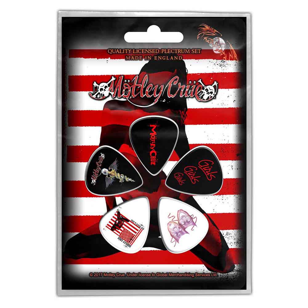 MOTLEY CRUE - 5 PACK GUITAR PICKS