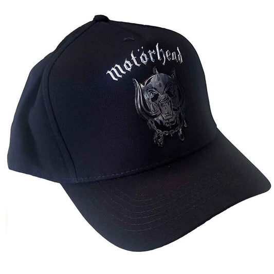 MOTORHEAD - ENGLAND  SONIC SILVER LOGO - BALLCAP - FULLY LICENSED MERCH - HAT