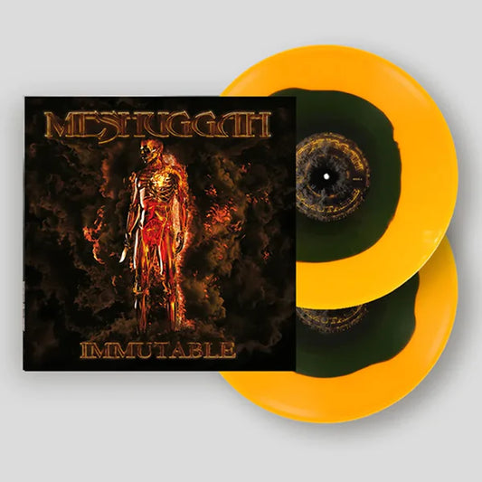 MESHUGGAH- IMMUTABLE LTD EDITION ORANGE COLOURED CIRCLE/BLACK