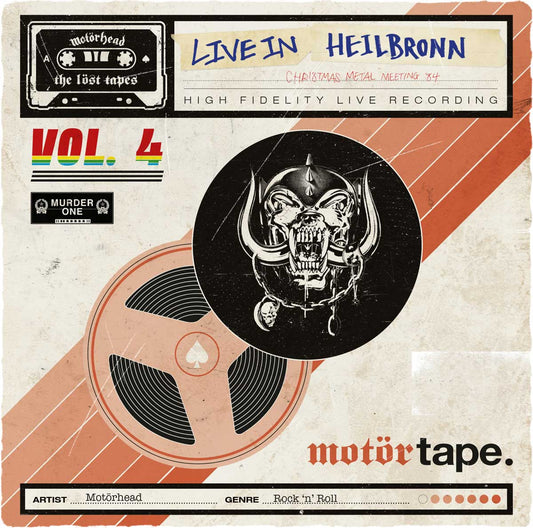 Motorhead Lost Tapes V4 Live In Helbronn 84' 2LP RSD23