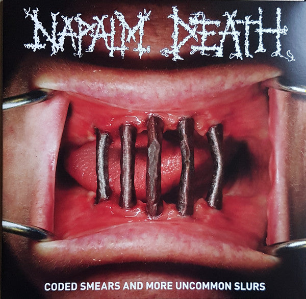 NAPALM DEATH - CODED SMEARS AND MUCH MORE UNCOMMON SLURS 2LP  - USED VINYL