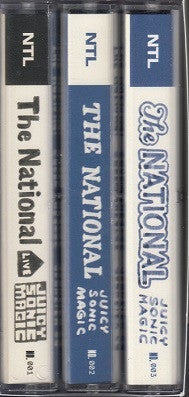 THE NATIONAL - JUICY SONIC MAGIC - LIMITED EDITION R.S.D. 2019 3 CASSETTE PACK - *RARE - CONDITION= (*MINT) - USED CASSETTE