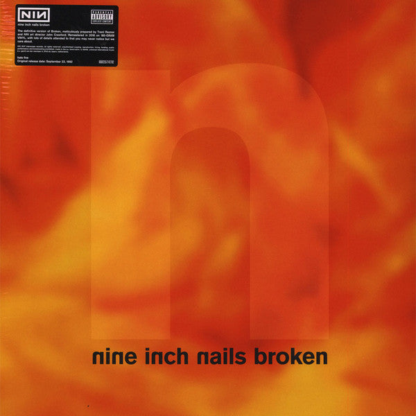 NINE INCH NAILS - BROKEN - SERIES - HALO FIVE - RELEASED 2017 - Vinyl, 12", 33 ⅓ RPM, Single Sided, Mini-Album, Etched, 180g Vinyl, 7", 45 RPM  AND BOOKLET INCLUDEDAll Media, Reissue, Remastered, Definitive Edition - *(NM) - USED VINYL