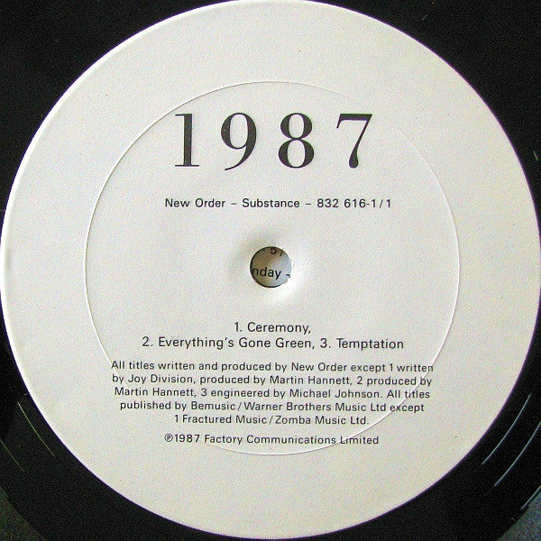 NEW ORDER - SUBSTANCE 1987 - *(NM) - 2LP - USED VINYL