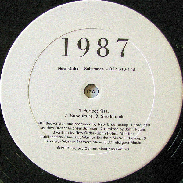 NEW ORDER - SUBSTANCE 1987 - *(NM) - 2LP - USED VINYL