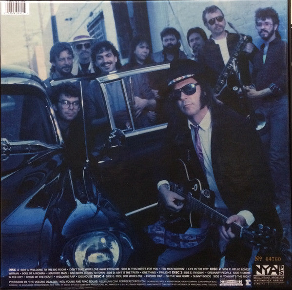 NEIL YOUNG AND BLUE NOTE CAFE - BLUE NOTE CAFE - 4 LP BOXSET LIMITED NUMBERED EITION - NM* - USED VINYL