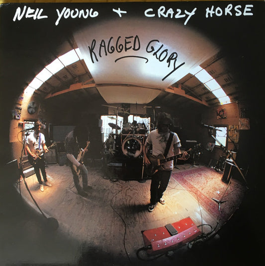 NEIL YOUNG & VRAZY HORSE - RAGGED GLORY - 1990 ORIGINAL - REPRISE - (*NM) - USED VINYL
