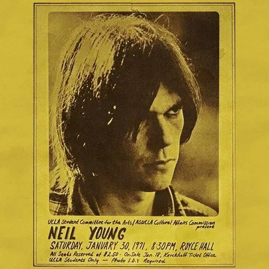 NEIL YOUNG - ROYCE HALL 1971 - SOLO ACOUSTIC SHOW - (*NM) - USED VINYL