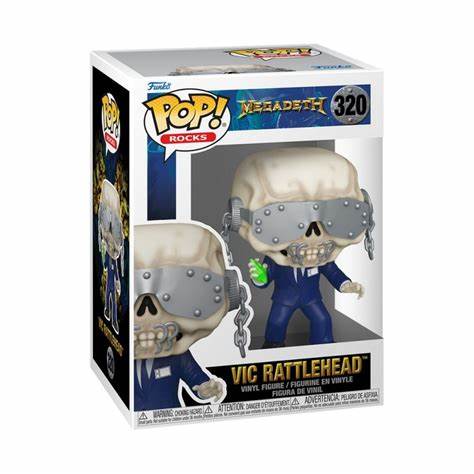 MEGADETH - VIC RATTLEHEAD #320 - FUNKO POP FIGURE