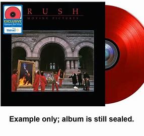 RUSH - MOVING PICTURES LIMITED EDITION RED VINYL