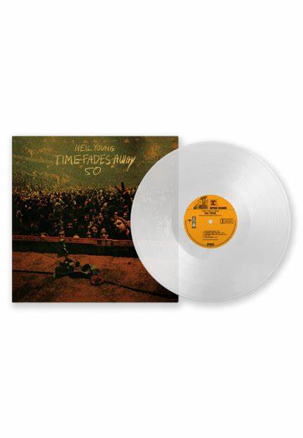 NEIL YOUNG - TIME FADES AWAY 50TH ANNIVERSARY CEAR COLOUR VINYL