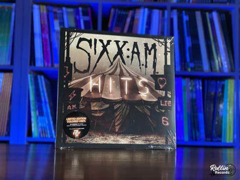 SIXX: A.M.- HITS 2LP TRANSLUCENT RED WITH BLACK SMOKE VINYL