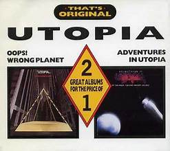 UTOPIA - OOPS! WRONG PLANET / ADVENTURES IN UTOPIA - 2 CDS - USED CD *(NM)