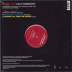 STATUS QUO - RSD 2021 - LIVE AT KNEBWORKTH (LP) 12" RED VINYL