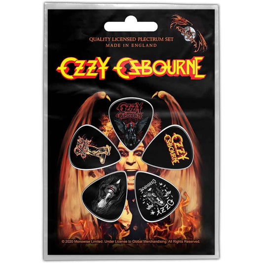 OZZY OSBOURNE - 5 PACK GUITAR PICKS