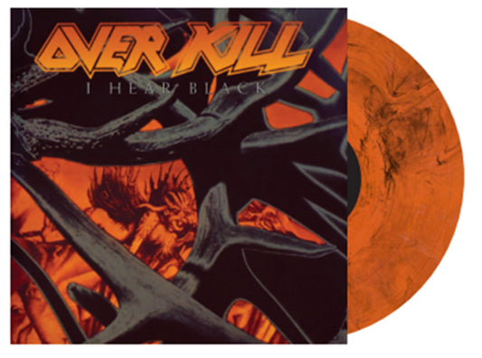 OVERKILL- I HEAR BLACK ORANGE MARBLE VINYL