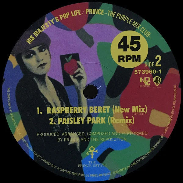 PRINCE - HER MAJESTY'S POP LIFE / THR PURPLE MIX CLUB  RSD ORIGINAL 1985 JAPAN-ONLY PROMO STICTLY LIMITED EDITION RSD ( LTD. ED.)   - New Vinyl