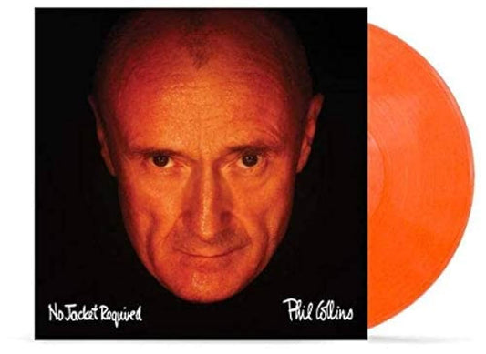 PHIL COLLINS - NO JACKET REQUIRED (RHINO) - LIMITED EDITION ORANGE VINYL - (*M) - USED VINYLD