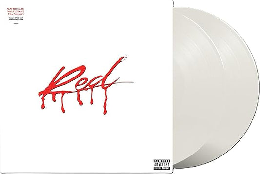 PLAYBOI CARTI - RED - LIMITED EDITION OPAQUE WHOTE VINYL 2LP - NEW VINYL