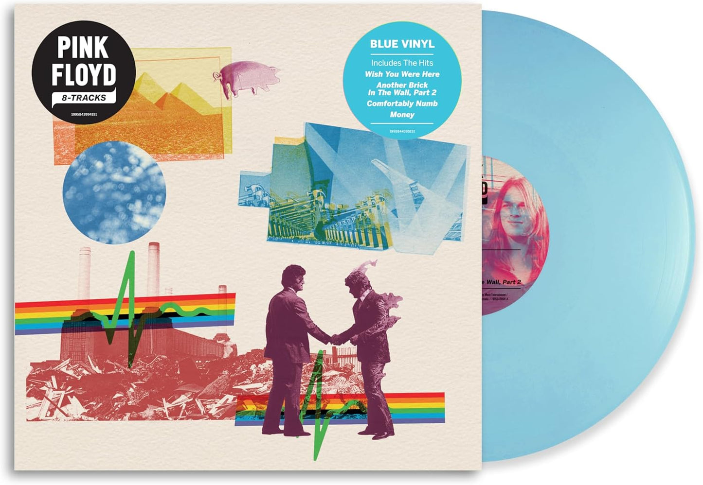 PINK FLOYD - 8 TRACKS - LIMITED EDITION BLUE VINYL - NEW VINYL