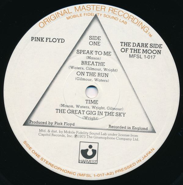 PINK FLOYD - DARK SIDE OF THE MOON - *ORIGINAL MASTER RECORDING* MOFI PRESSING 1981 - (*NM) - USED VINYL