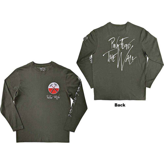 PINK FLOYD - THE WALL (HAMMERS LOGO) - LONG SLEEVE TSHIRT - FULLY LICENSED MERCH