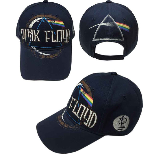 PINK FLOYD-DSOTM DISTRESSED UNISEX BASEBALL CAP FULLY LICENSED MERCHANDISE