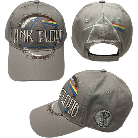 PINK FLOYD-DSOTM DISTRESSED UNISEX BASEBALL CAP FULLY LICENSED MERCHANDISE