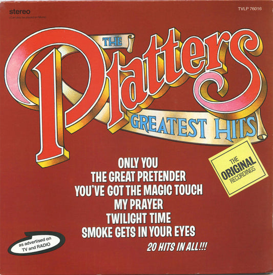 PLATTERS - GREATEST HITS - UV