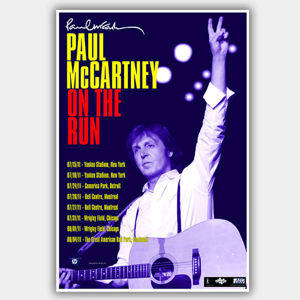 Paul Mccartney (2011) - Concert Poster - 13 x 19 inches