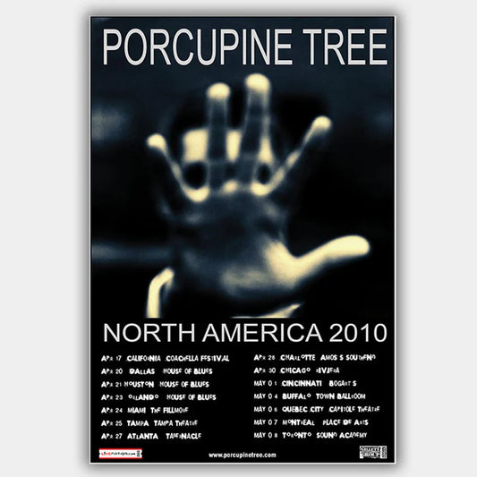 Porcupine Tree (2010) - Concert Poster - 13 x 19 inches