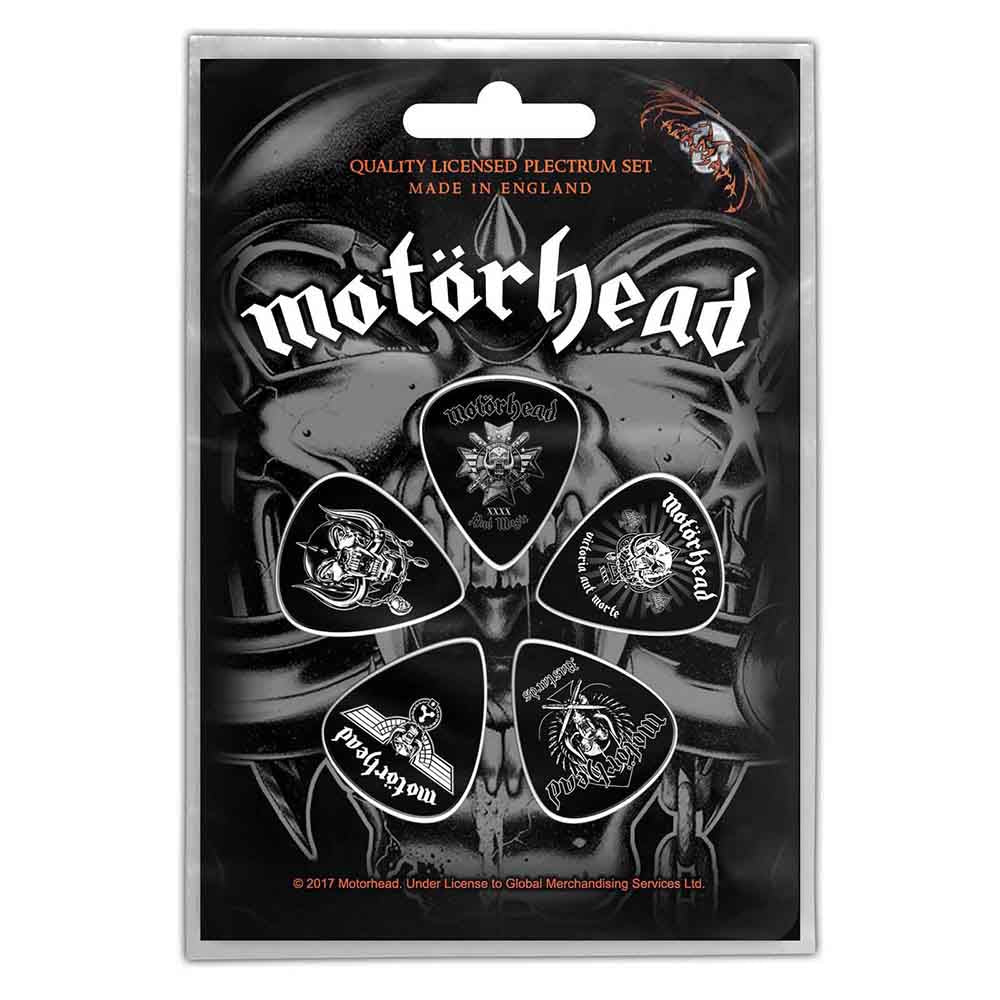 GUITAR PICKS - MOTORHEAD MADE IN ENGLAND - 5 PACK   - Accessories