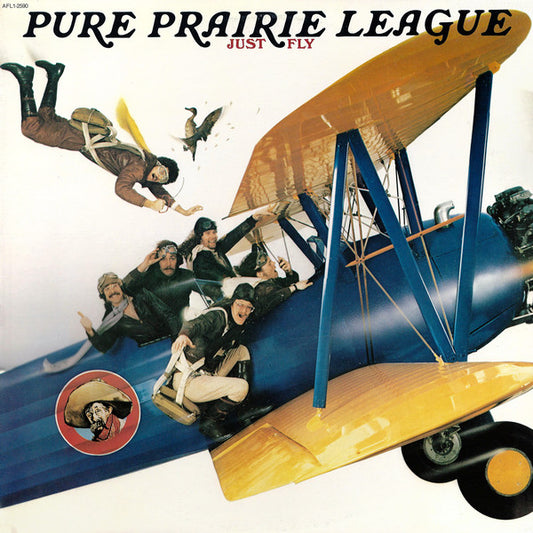 PURE PRAIRIE LEAUGUE - JUST FLY - 1978 ORIGINSL SEALED PRESSING - USED VINYL