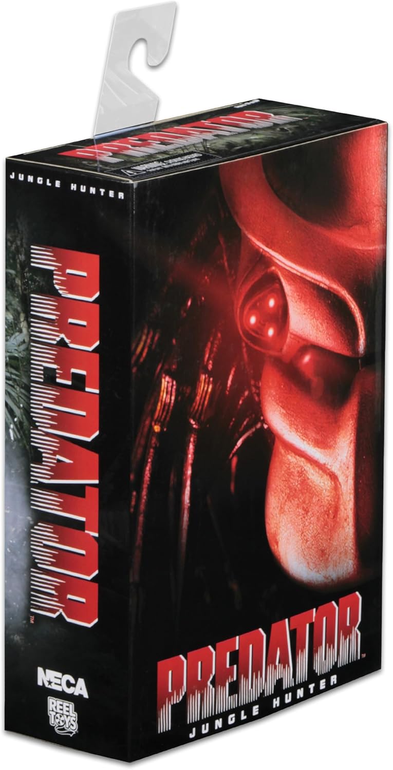 ACTION FIGURE - ULTIMATE PREDITOR - JUNGLE HUNTER NECA Predator 7" Scale Ultimate Jungle Hunter Action Figure, Multicolor - ACCESSORIES
