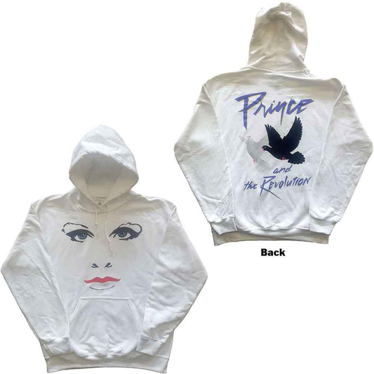 PRINCE- FACES AND DOVES UNISEX PULLOVER HOODIE