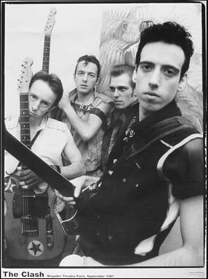 PER1515-THE CLASH PARIS 1981 - LARGE POSTER 24X36"