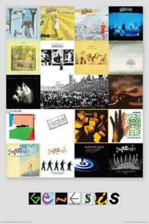 PER6562-GENESIS ALBUMS - LARGE POSTER 24X36"