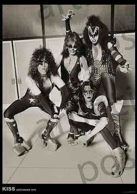 PER6901-KISS AMSTERDAM '76 - LARGE POSTER 24X36"