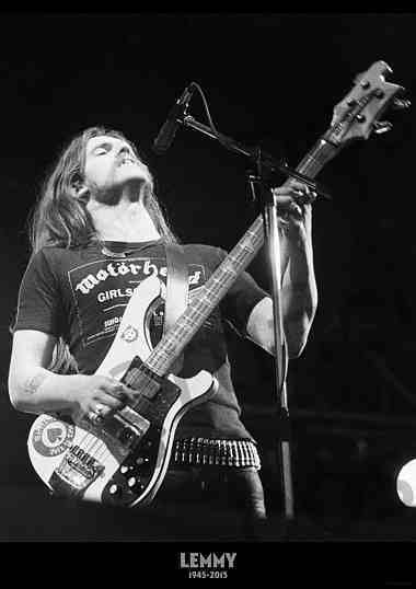PER7257-LEMMY STAGE PORTRAIT - LARGE POSTER 24X36"