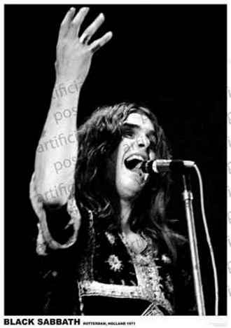 PER7726-BLACK SABBATH OZZY ON STAGE - LARGE POSTER 24X36"